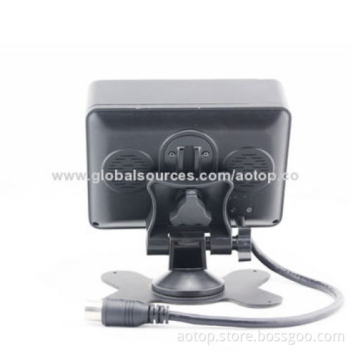 5-inch Car Security LCD Monitor with Remote Control, Multiple-languages, OSD Menu, Digital Panel